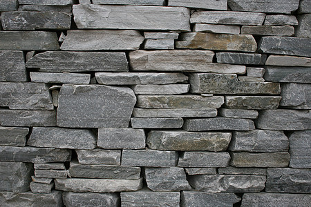 灰色黑爱尔兰墙传统建筑岩石休息背景图片