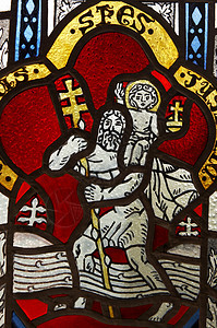 彩色玻璃玻璃艺术品控制板故事圣经窗户宗教大教堂教会背景图片