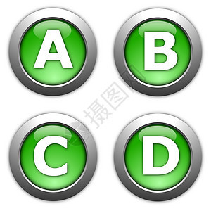 互联网按钮按键字母插图网站收藏字体白色数字网络绿色金属图片