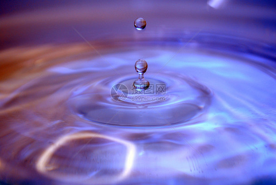 水滴水花蓝色淡水报告波纹雨滴插图液体墙纸推介会图片