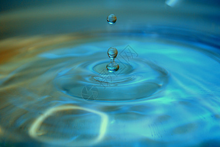 水滴推介会水花液体波纹雨滴淡水插图墙纸蓝色报告图片