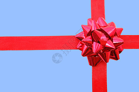 带丝带的圣诞礼物卡片周年空白白色惊喜生日盒子展示包装纸纪念日图片