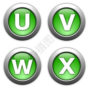 互联网按钮按键字母收藏字体网络白色数字绿色插图金属网站图片