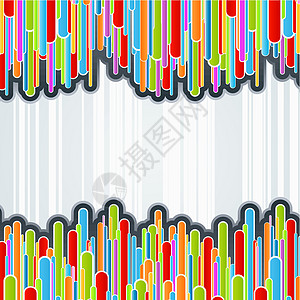 彩色列背景背景图片