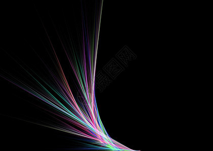 Finky 分形布局紫色彩虹活力焦点线条墙纸插图戒指漩涡海浪图片