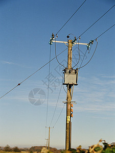 电力站电报绝缘体线条发电机国家绝缘子电气天空木头分发图片