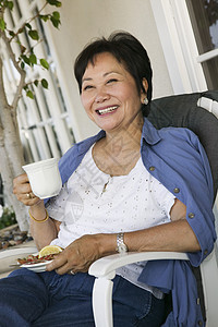 妇女饮茶女性空闲咖啡时间饮料家庭生活活动饮食女士早餐图片
