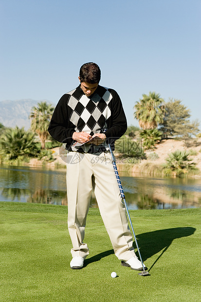 Golfer 高尔夫记分卡 同时支持绿色图片