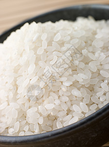 未烹煮寿司大米碗米饭食物蒸食类食品美食图片