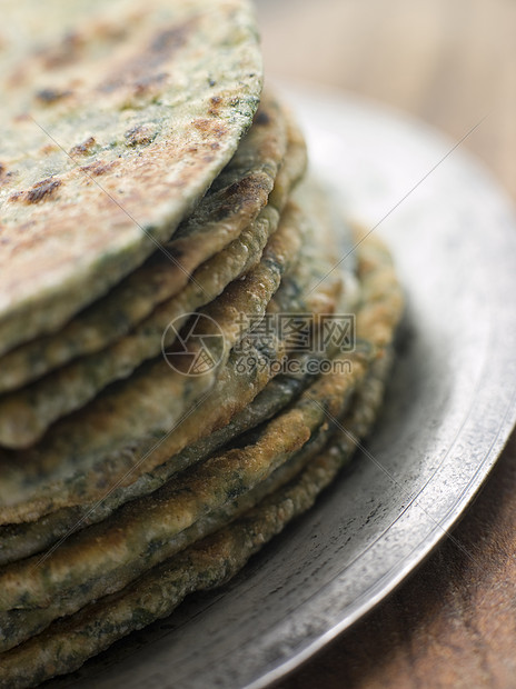 萨格罗蒂堆叠食品食物薄饼盘子小菜国际平面面包焙烤美食图片