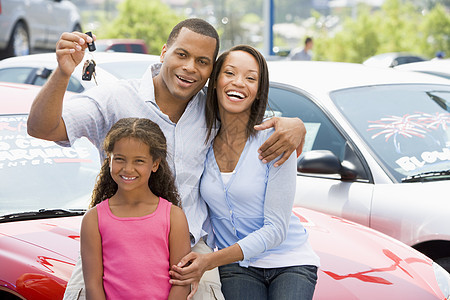 家庭收集新车汽车开支男性预算女孩零售成人富裕女儿图片