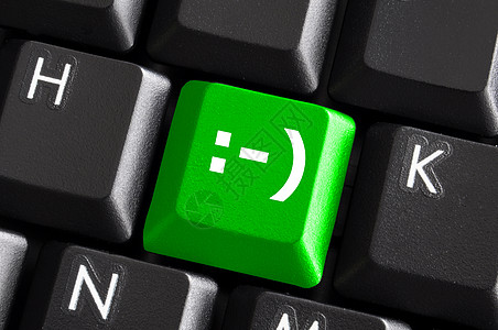 幸福快乐的感觉情感键盘微笑财富乐趣电脑情绪化按钮网络钥匙背景图片