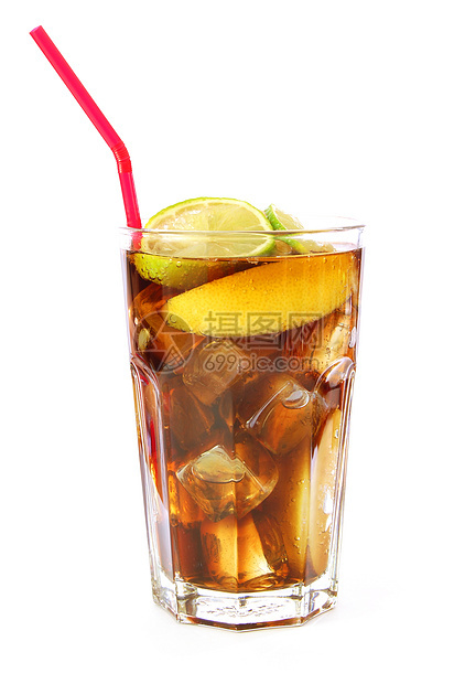 鸡尾酒玻璃酒精可乐派对棕色饮料果汁嘶嘶食物冰镇图片