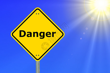危险危险标志警告黄色注意力安全交通冒险犯罪帮助驾驶天空图片