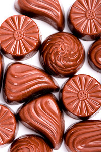 巧克力糖白色团体食物礼物产品小吃美食糖果松露甜点图片