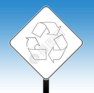 路牌中继路标插图交通运输天空蓝色指示牌环境生态图片