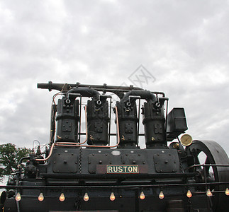 静态蒸汽电车公司发动机展场历史引擎运输黑色历史性蒸汽图片