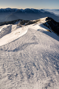 雪峰和斜坡图片