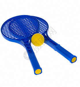 和圆球孩子白色球拍游戏黄色运动蓝色齿轮网球心血管图片