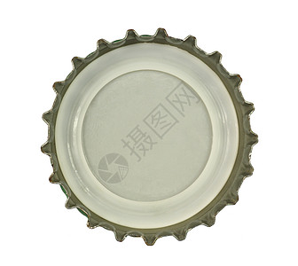 瓶盖可乐圆形啤酒金属白色苏打饮料徽章酒精圆圈背景图片