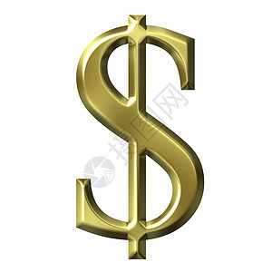 金金美元符号反思货币黄色现金交换经济价格销售插图金融图片