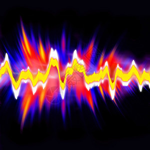音频波形速度节拍体积音乐线条波浪脉冲艺术品展示频率图片