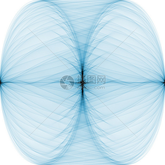 摘要分形设计艺术天蓝色想像力插图装饰品图片