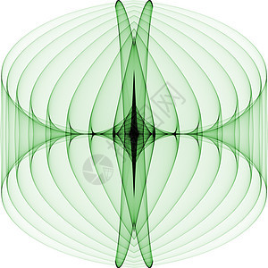 摘要分形设计装饰品艺术想像力插图绿色图片