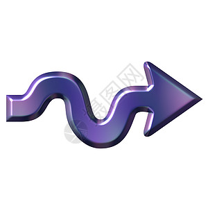 3D 紫线箭头图片