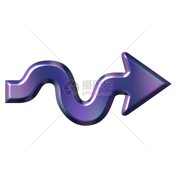 3D 紫线箭头图片