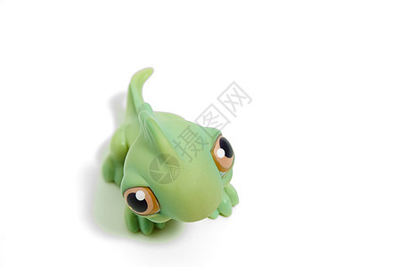 玩具恐龙爬虫塑料绿色灭绝眼睛动物婴儿图片