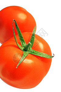 番茄健康白色绿色水果红色蔬菜背景图片