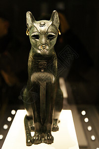 爱吉普提人猫眼睛上帝雕塑耳朵寺庙猫科雕像废墟宽慰女王图片