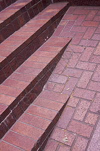 砖砖楼公园脚步跑道路面石头红色岩石楼梯成功图片