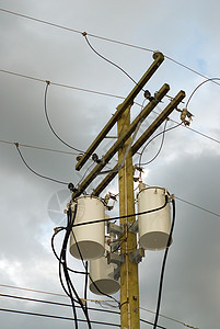 电线变换器工业变压器技术公用事业危险活力电压电源线力量天空图片