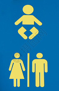 洗手间标志浴室帖子绅士们附属壁橱女性厕所男性男士黄色图片