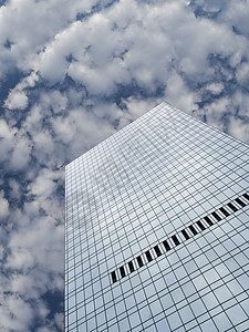 纽约大楼城市镜子生长建筑学公司景观技术天空市中心蓝色图片