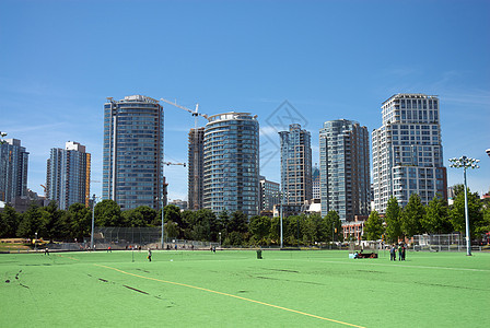 不列颠哥伦比亚省温哥华市照片天空旅游码头旅行蓝色建筑物水路摩天大楼风景图片