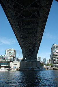 不列颠哥伦比亚省温哥华市旅行世界风景天空摩天大楼水路晴天旅游港口建筑物图片