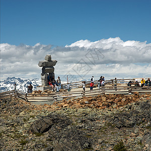 夏季惠斯勒山高峰会议环境哨子美丽旅行滑雪顶峰天空假期荒野风景图片