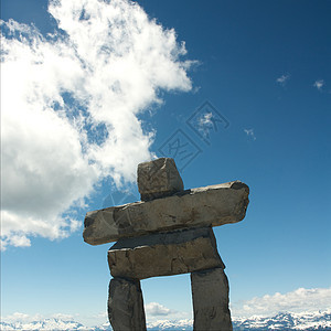 夏季惠斯勒山高峰会议荒野旅行照片哨子滑雪山冰川美丽全球风景顶峰图片