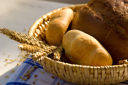 烤食品早餐午餐馒头酵母烘烤农作物生活感恩种子面包师图片