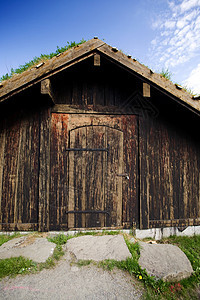 挪威历史古老建筑图片