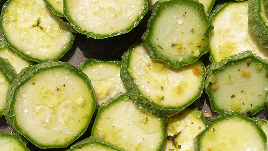 库尔热苏奇尼绿色黄色美食宏观食物营养蔬菜图片