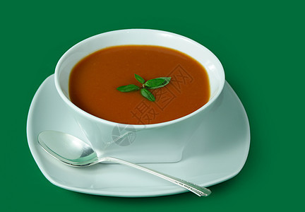 番茄汤红色小吃营养奶油状盘子饮食厨房午餐食物美食图片