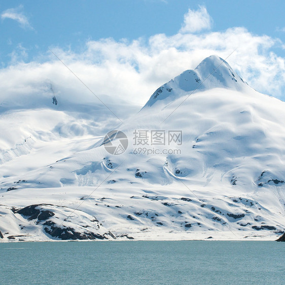 阿拉斯加荒野公园海岸照片摄影海岸线冰川风景旅行山脉假期图片