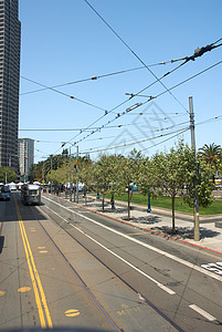 SF 下城街都市电源线城市风光房子街道旅游摄影目的地天空图片