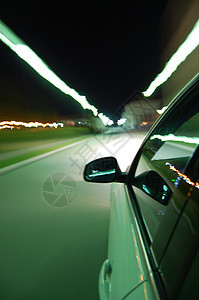 夜间驾车 汽车行驶行动运动赛车城市景观市中心红绿灯速度隧道运输图片