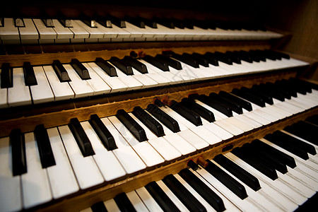 管道手动键盘器官低音古董管风琴音乐教会白色黑色八角钢琴图片