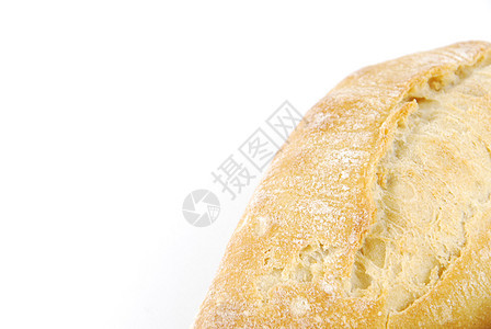 新鲜白面包和自制白面包小麦早餐硬皮谷物粮食棕色工作室食物白色种子图片